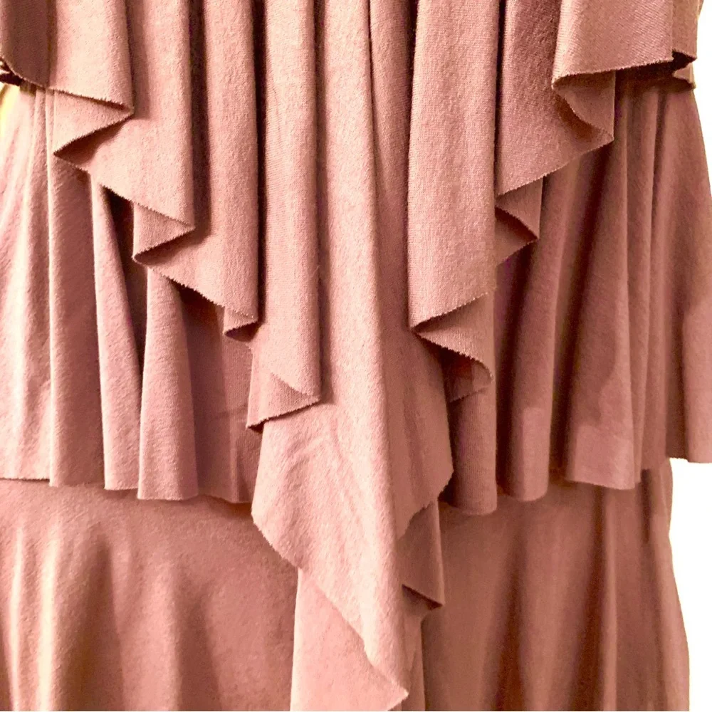 Cynthia Rowley Black Layered Boho Dress Size S - Picture 7 of 13